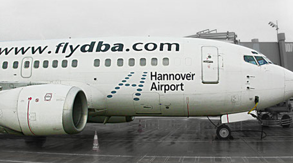 Flugzeugbeschriftung DBA Hannover ABC Beschriftungsbedarf GmbH München