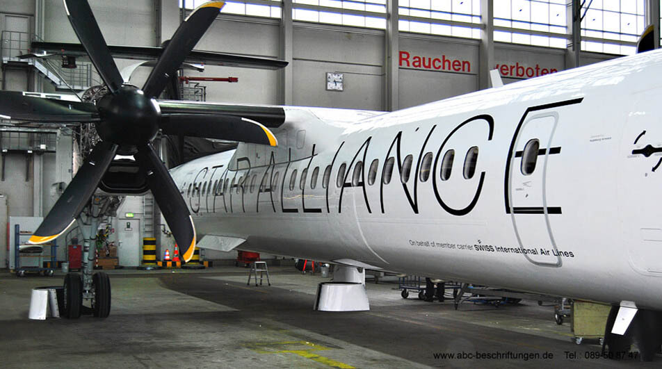 Augsburg Airlines ABC Beschriftungsbedarf GmbH München