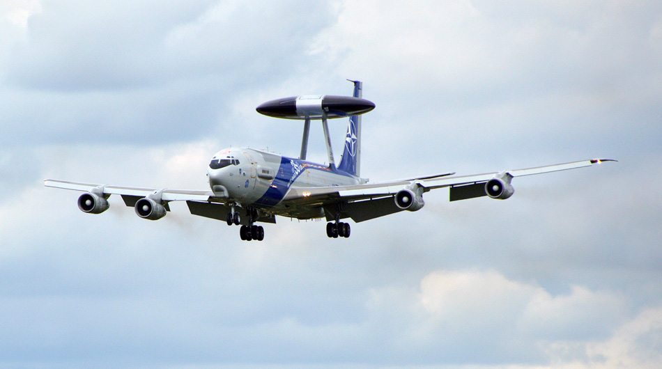 Flugzeugbeschriftung Nato E-3A Component ABC Beschriftungsbedarf GmbH München