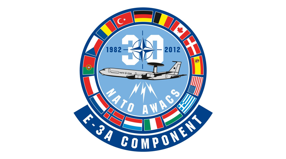 Flugzeugbeschriftung Nato E-3A Component ABC Beschriftungsbedarf GmbH München